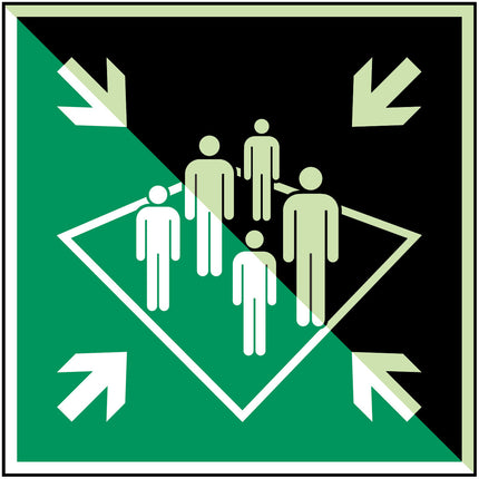 ISO Safety Sign  Shipboard assembly station