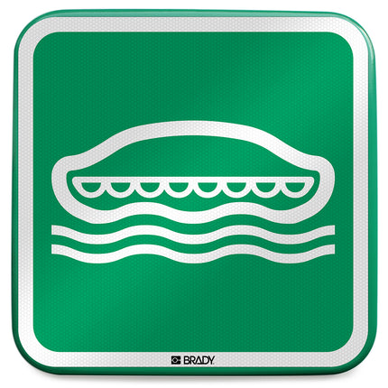 ISO Safety Sign  Lifeboat