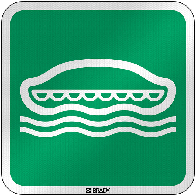 ISO Safety Sign  Lifeboat