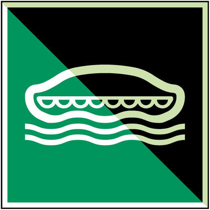 ISO Safety Sign  Lifeboat
