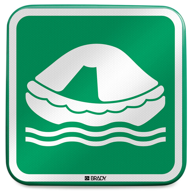 ISO Safety Sign  Liferaft