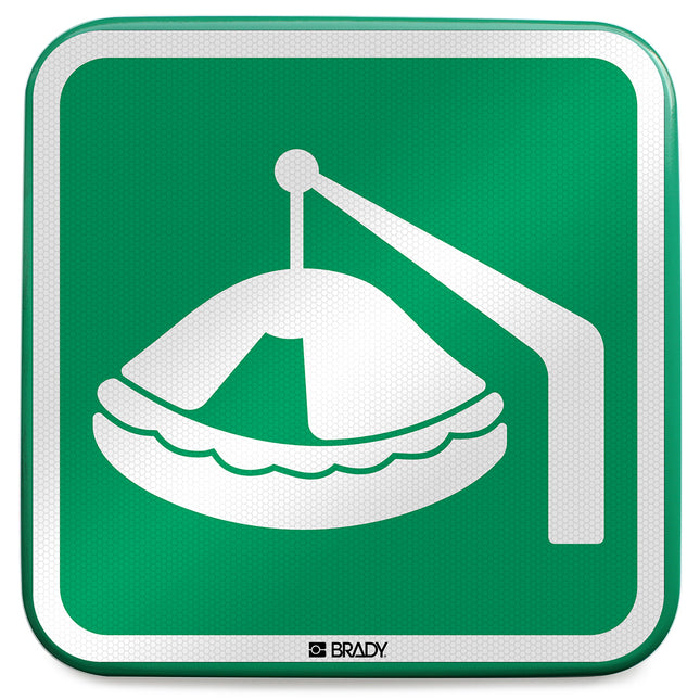 ISO Safety Sign  Davitlaunched liferaft