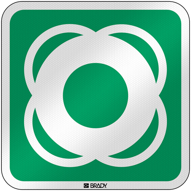 ISO Safety Sign  Lifebuoy