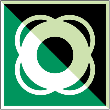 ISO Safety Sign  Lifebuoy