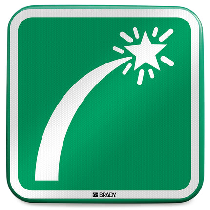 ISO Safety Sign  Survival craft distress signal