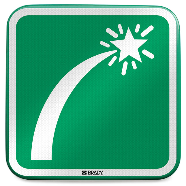 ISO Safety Sign  Survival craft distress signal