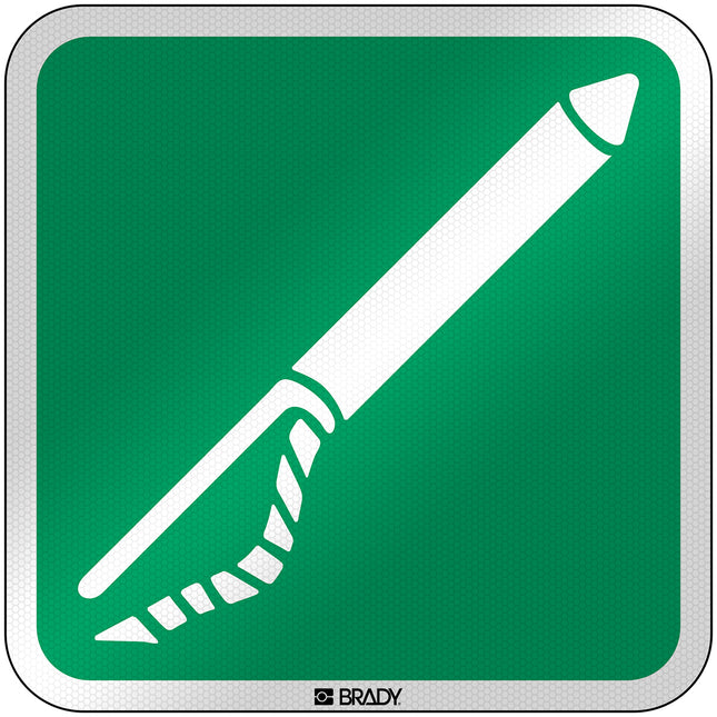 ISO Safety Sign  Linethrowing appliance