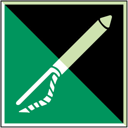 ISO Safety Sign  Linethrowing appliance
