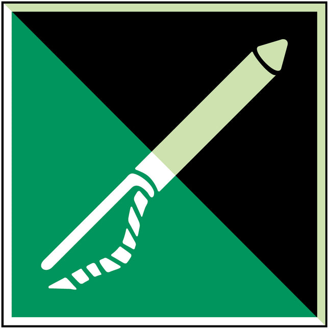 ISO Safety Sign  Linethrowing appliance