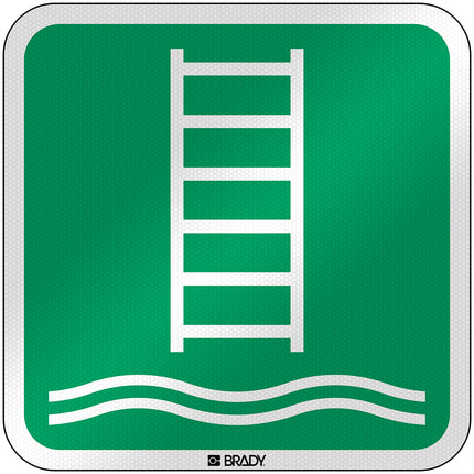 ISO Safety Sign  Embarkation ladder