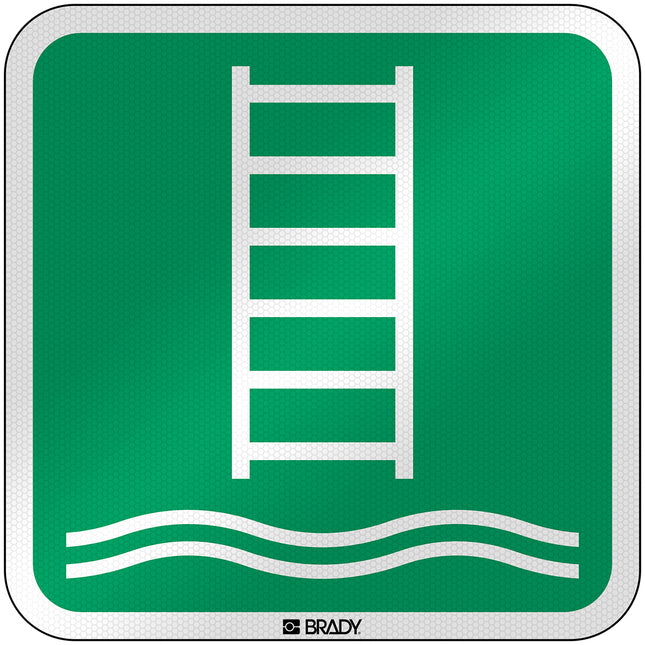 ISO Safety Sign  Embarkation ladder