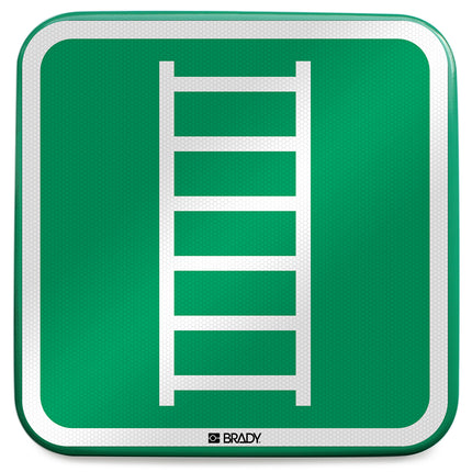 ISO Safety Sign  Escape ladder