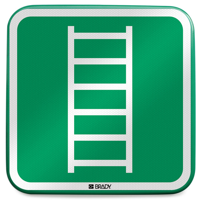 ISO Safety Sign  Escape ladder
