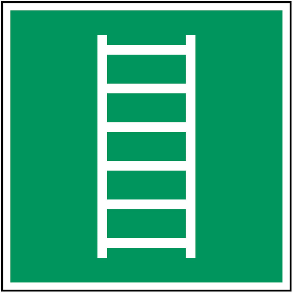 ISO Safety Sign - Escape ladder – TOOLMART
