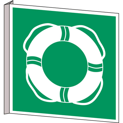 ISO Safety Sign  Water lifesaving equipment
