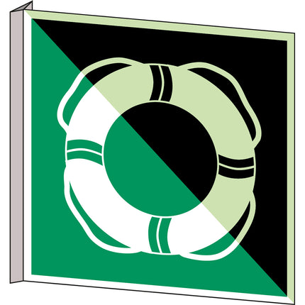 ISO Safety Sign  Water lifesaving equipment