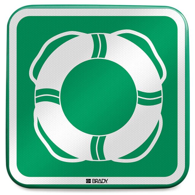 ISO Safety Sign  Water lifesaving equipment