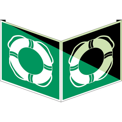 ISO Safety Sign  Water lifesaving equipment