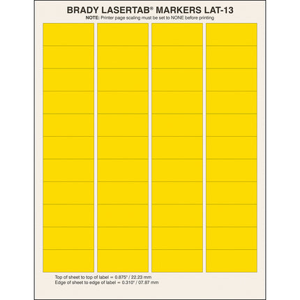 LaserTab Polyester Labels A4 Sheets