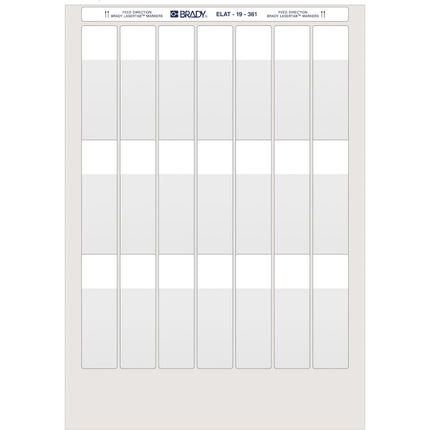 LaserTab Series Selflaminating Polyester Labels