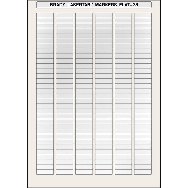 LaserTab Polyester Labels A4 Sheets