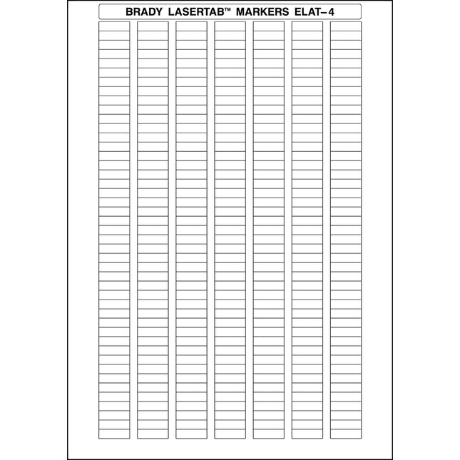 LaserTab Polyester Labels A4 Sheets