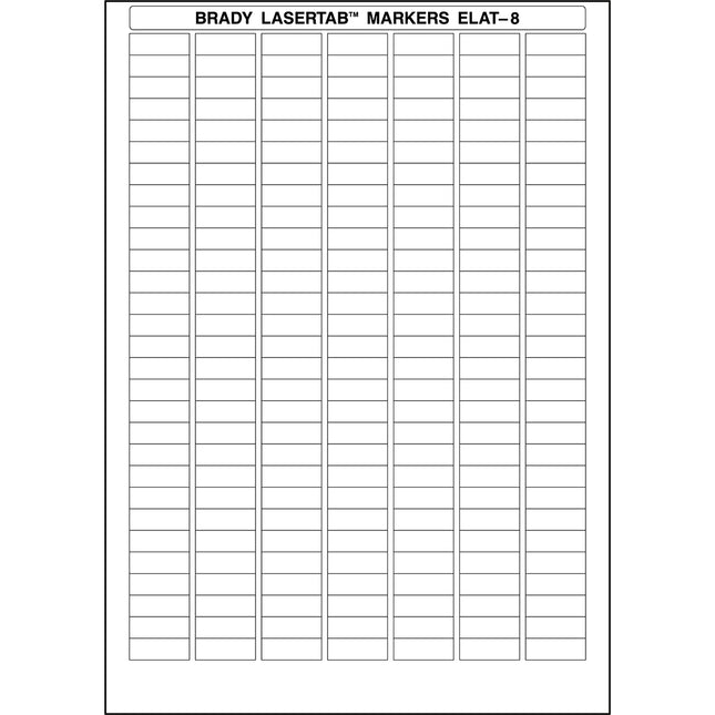 LaserTab Polyester Labels A4 Sheets