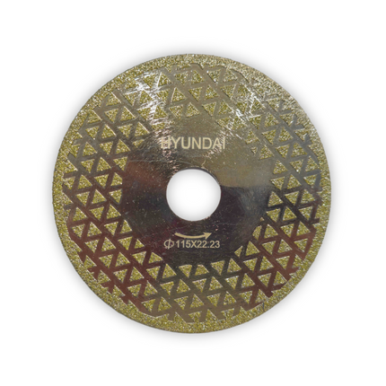 قرص السنفرة الماسي المطلي بالكهرباء مزدوج الجوانب M14 من هيونداي – 115 مم / 180 مم

