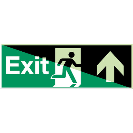 Glowinthedark safety sign