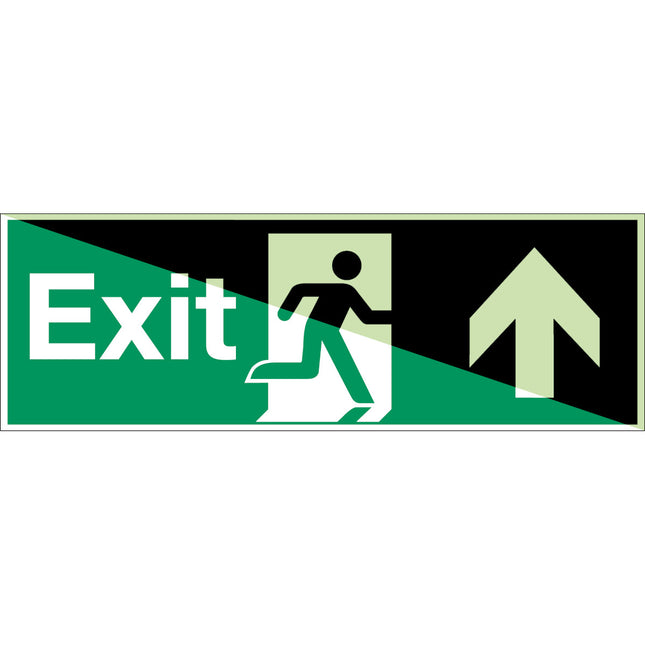 Glowinthedark safety sign