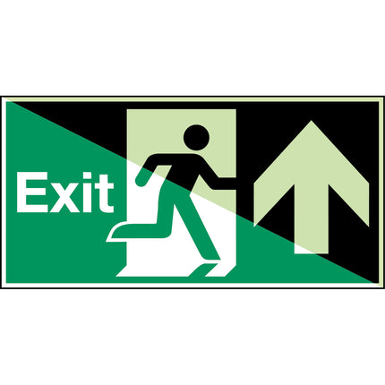 Glowinthedark safety sign