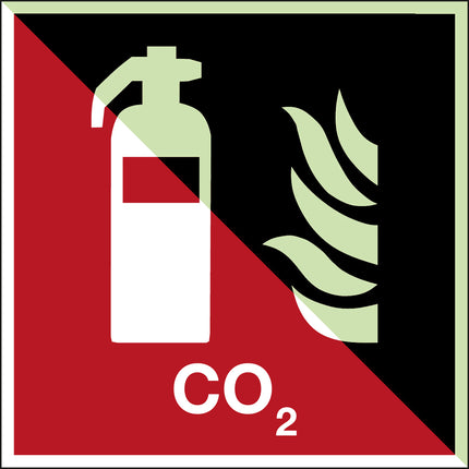 Glowinthedark safety sign