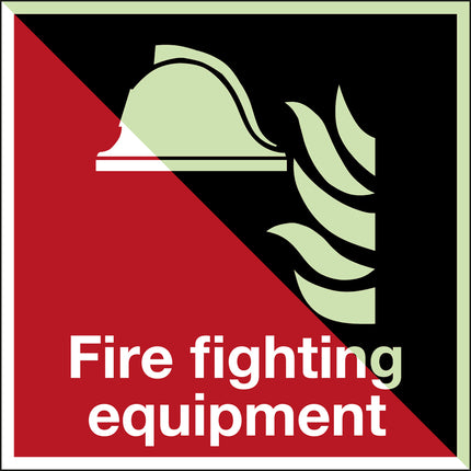 Glowinthedark safety sign