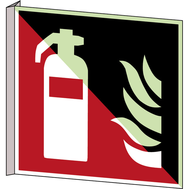 Glowinthedark safety sign