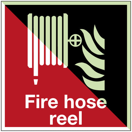 Glowinthedark safety sign