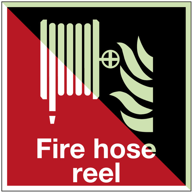 Glowinthedark safety sign