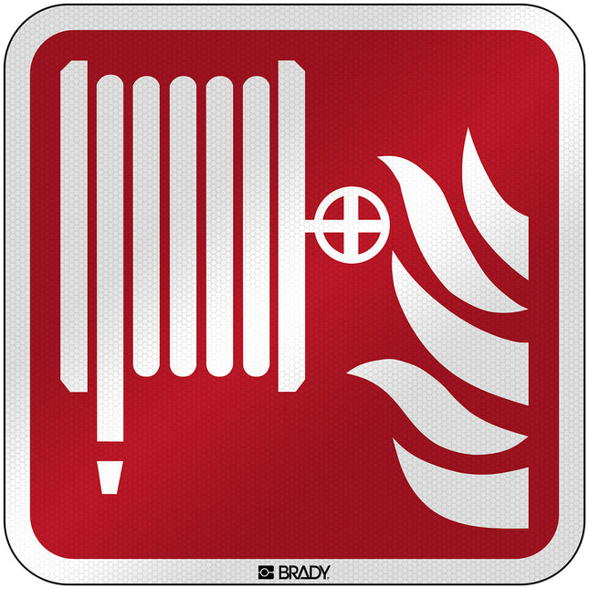 ISO Safety Sign  Fire hose reel