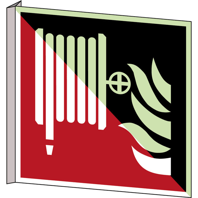 Glowinthedark safety sign