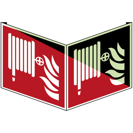 Glowinthedark safety sign