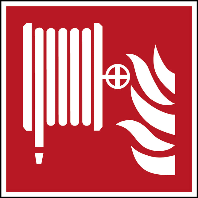 ISO Safety Sign  Fire hose reel