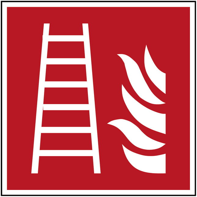 ISO Safety Sign  Fire ladder