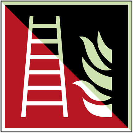 Glowinthedark safety sign