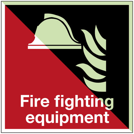 Glowinthedark safety sign