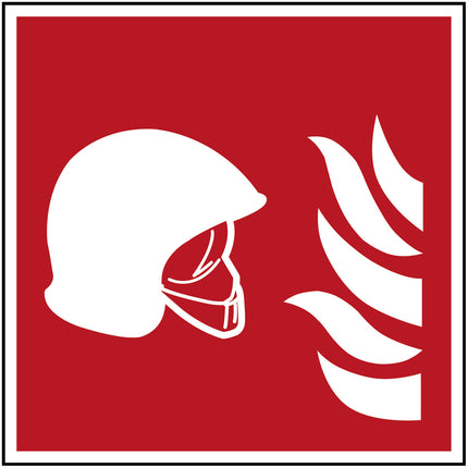ISO Safety Sign  Collection of firefighting equipment