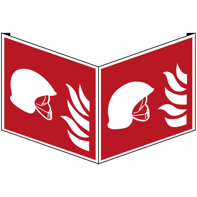 ISO Safety Sign  Collection of firefighting equipment