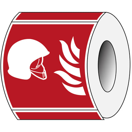 ISO Safety Sign  Collection of firefighting equipment