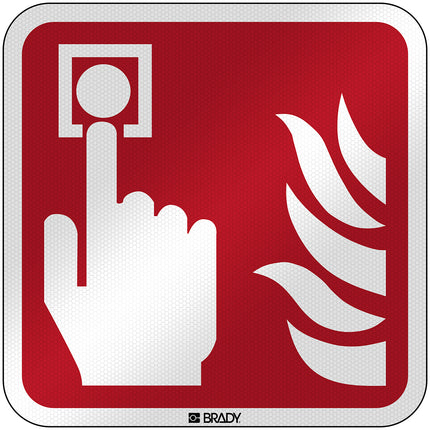ISO Safety Sign  Fire alarm call point