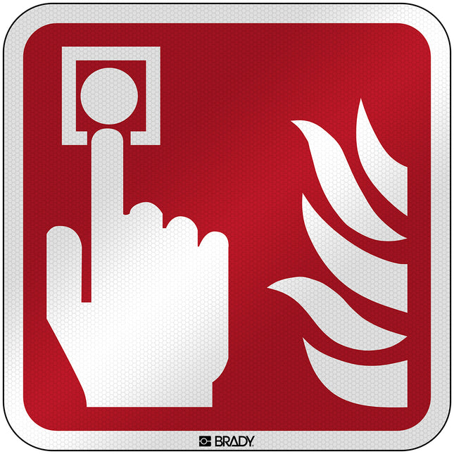 ISO Safety Sign  Fire alarm call point