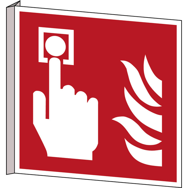 ISO Safety Sign  Fire alarm call point