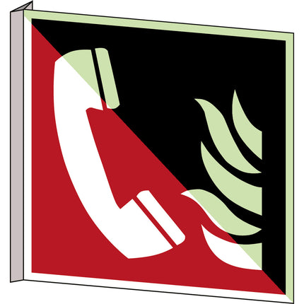 Fire emergency telephone  ISO 7010
